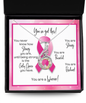 Breast Cancer Warrior | Rising Phoenix Necklace | Gift for Mastectomy, Support, Fighter, Survivor