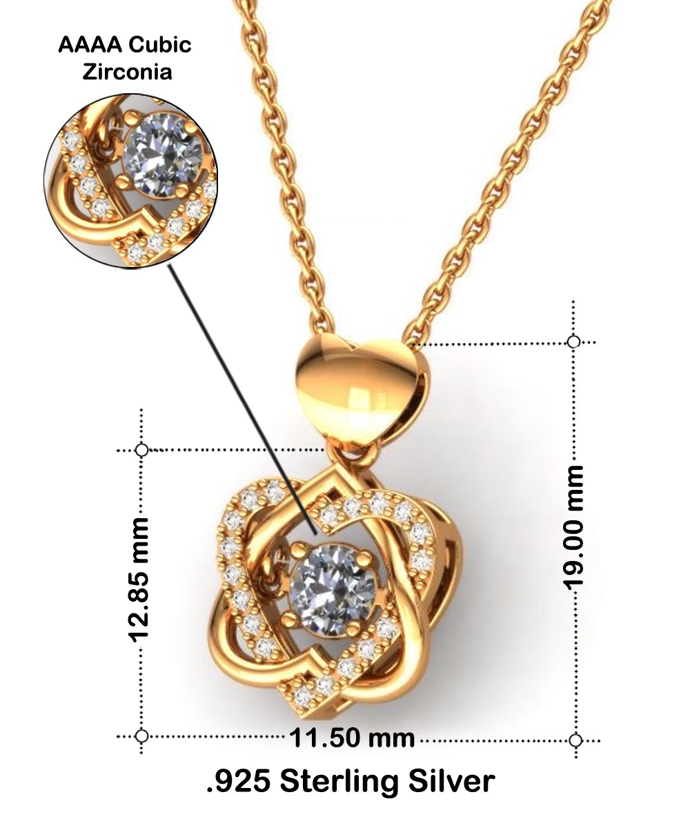To My Soulmate | Last Everything | Heart Knot Necklace