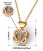 To My Queen | Always Be My Queen | Heart Knot Necklace