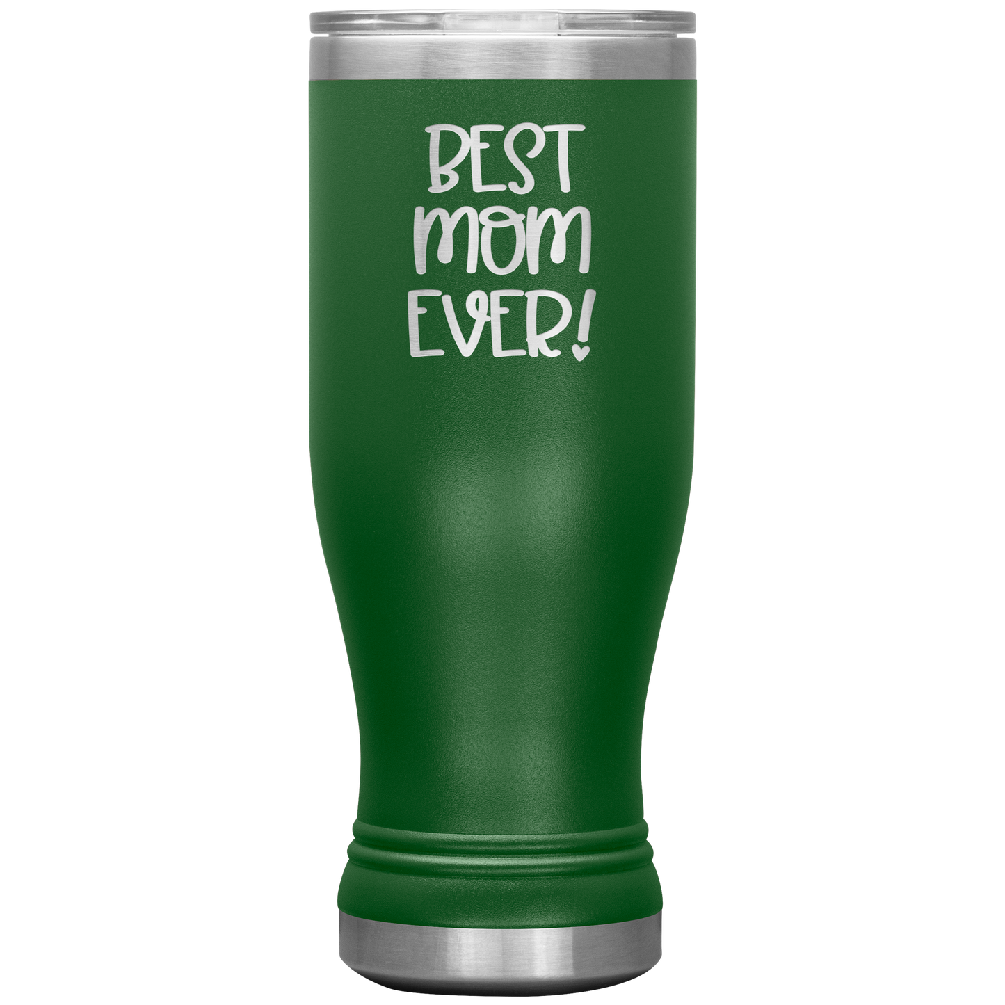 "Best Mom Ever!" Insulated Stainless Steel Boho Tumbler with Lid