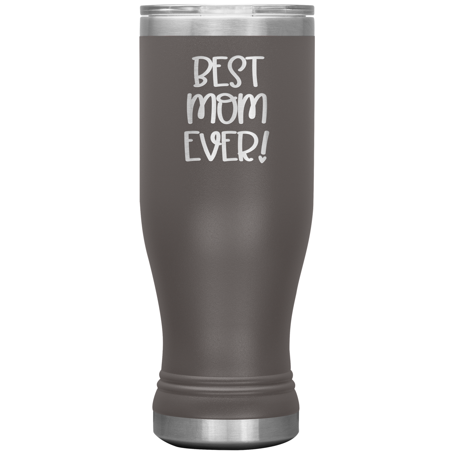 "Best Mom Ever!" Insulated Stainless Steel Boho Tumbler with Lid