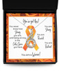 Leukemia Warrior | Rising Phoenix Necklace | Gift for Support, Fighter, Survivor