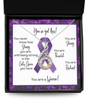 Pancreatic Cancer Warrior | Rising Phoenix Necklace | Gift for Support, Fighter, Survivor