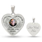 Heart Memorial Necklace for Jessica
