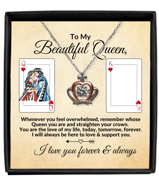 To My Queen | Love of My Life | Crown Necklace