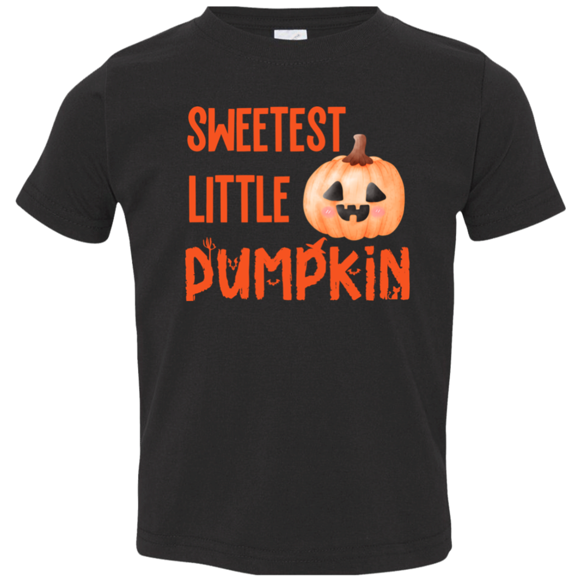 Sweetest Little Pumpkin Toddler Jersey T-Shirt