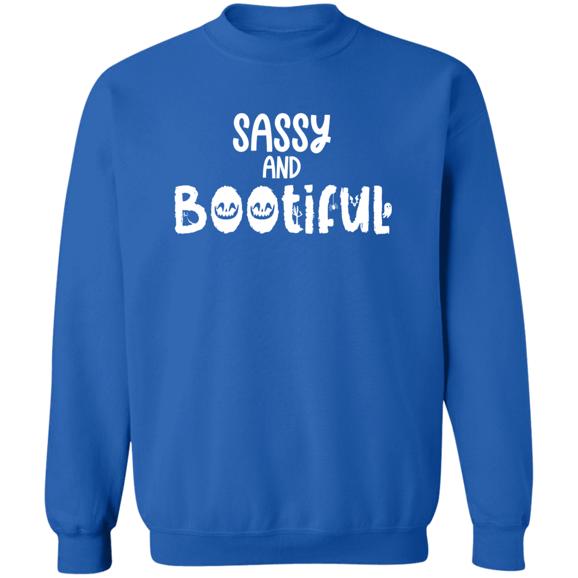 Sassy and BOOtiful Pullover Crewneck Sweatshirt