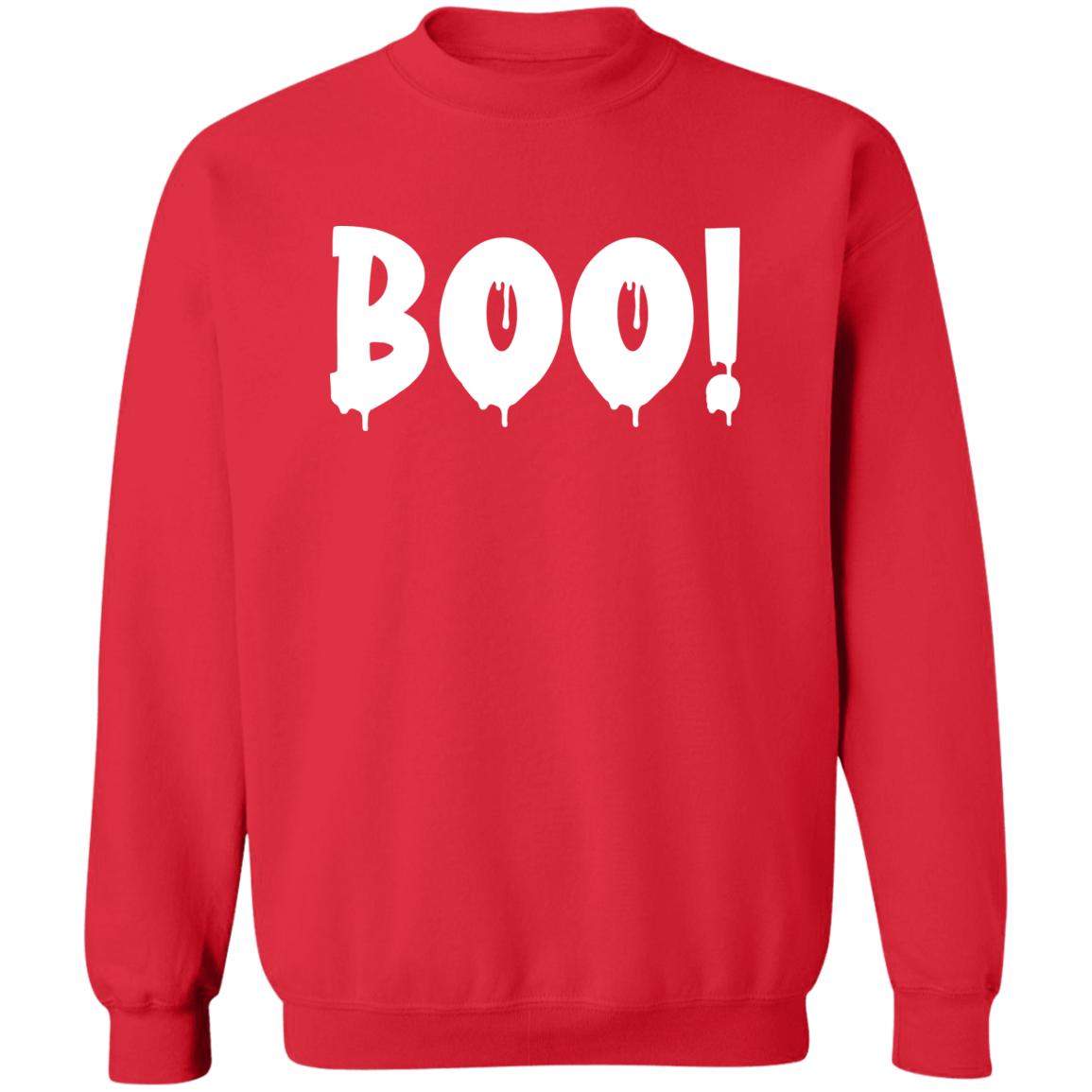 BOO! Unisex Pullover Crewneck Sweatshirt