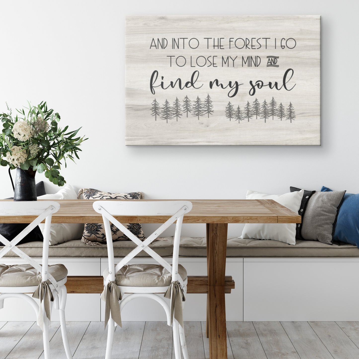 "And Into The Forest I Go" Canvas Wall Art