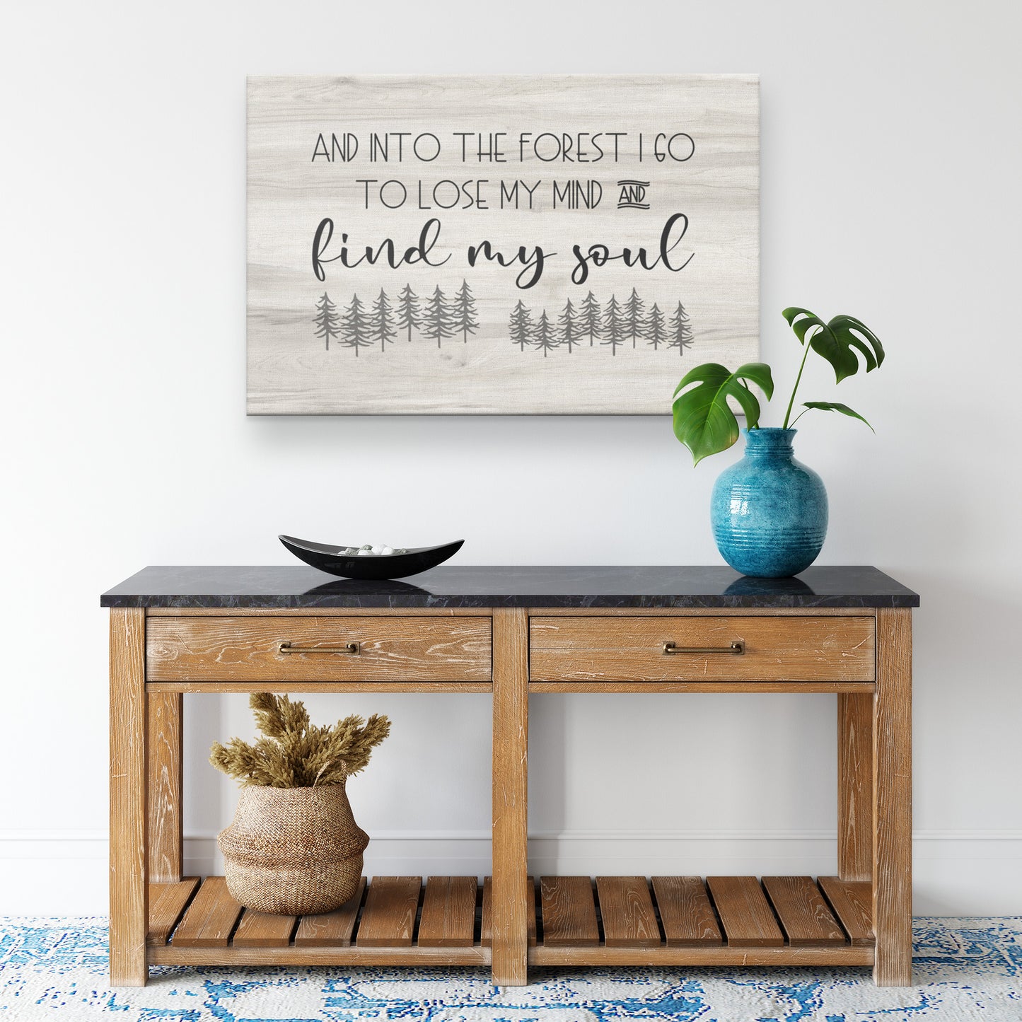 "And Into The Forest I Go" Canvas Wall Art