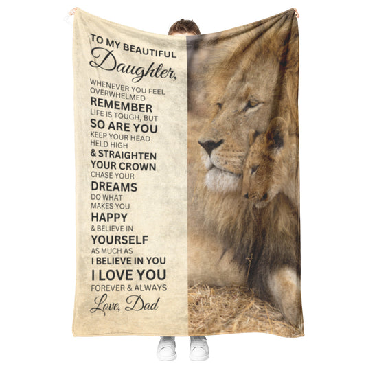 To My Daughter | I Believe in You | Blanket from Dad