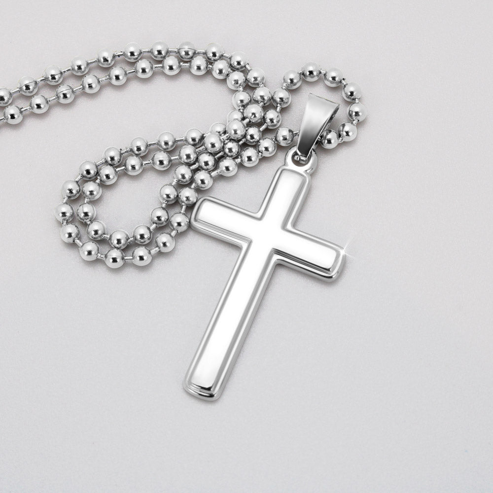 Daddy, I may just be a bump cross necklace