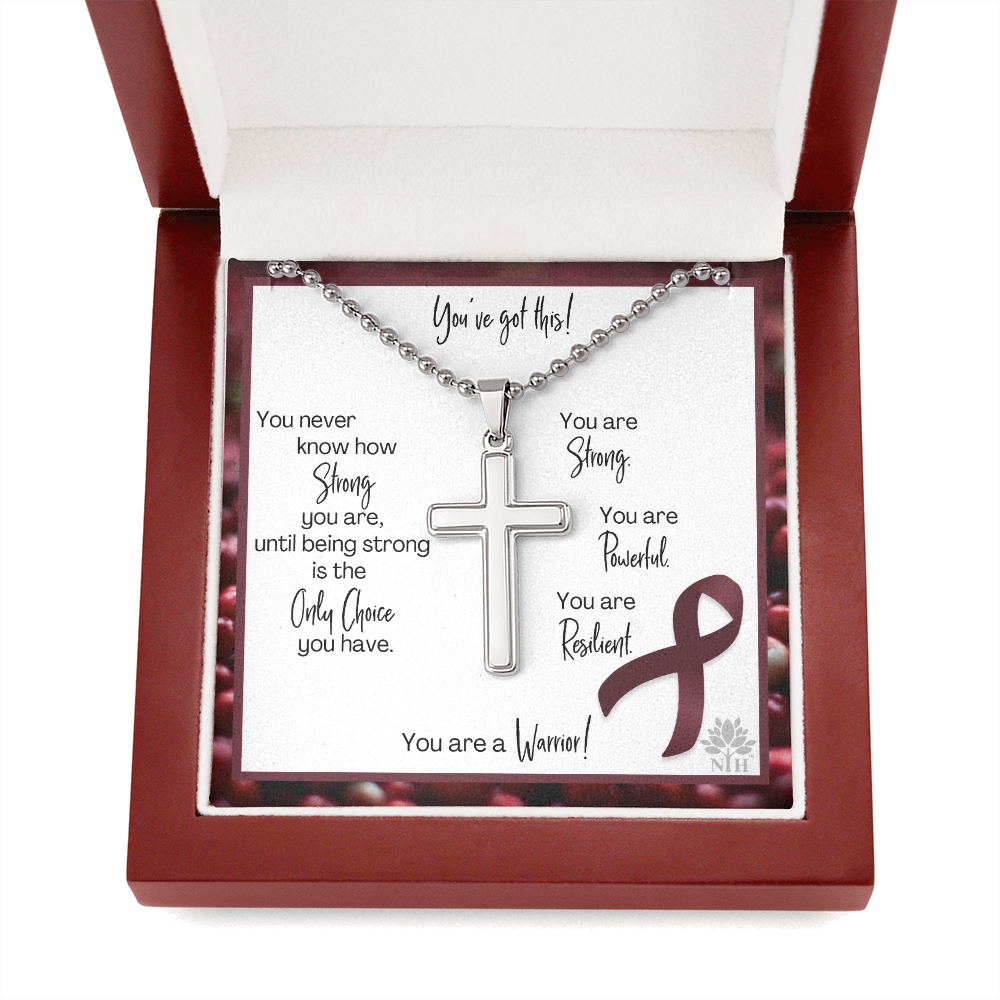 multiple myeloma Cross with Ball Chain TEMPLATE