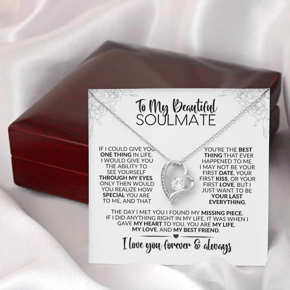 To My Soulmate | Best Thing | Forever Love Necklace