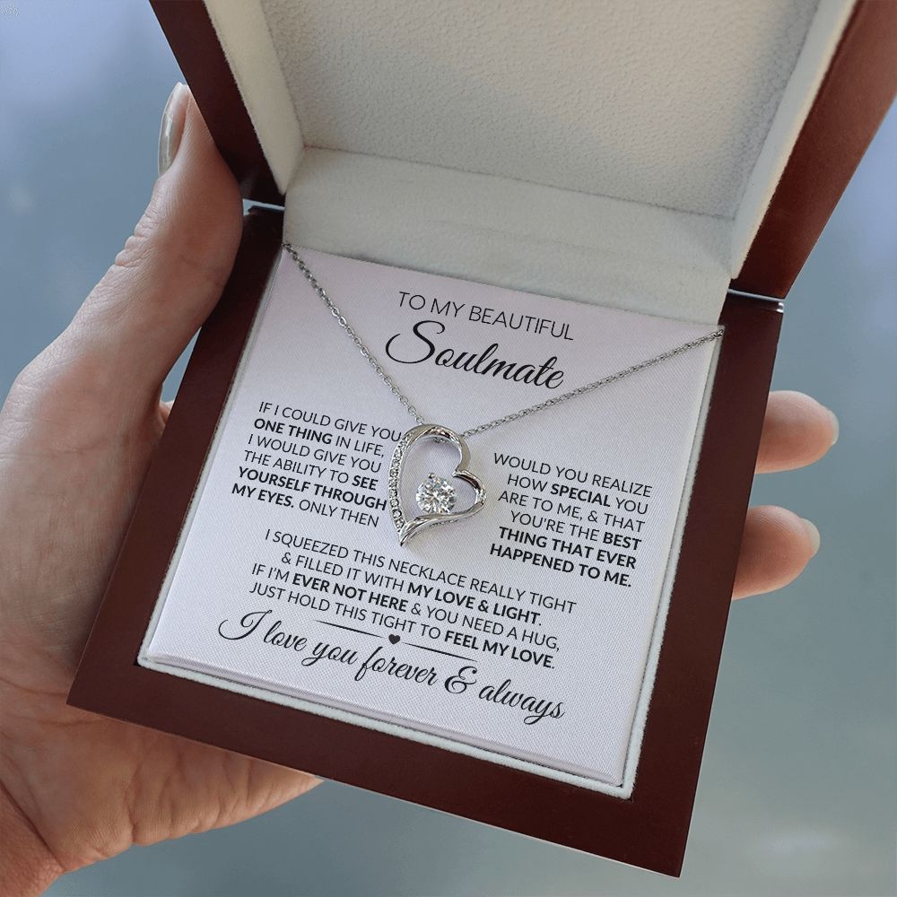 To My Soulmate | One Thing | Forever Love Necklace