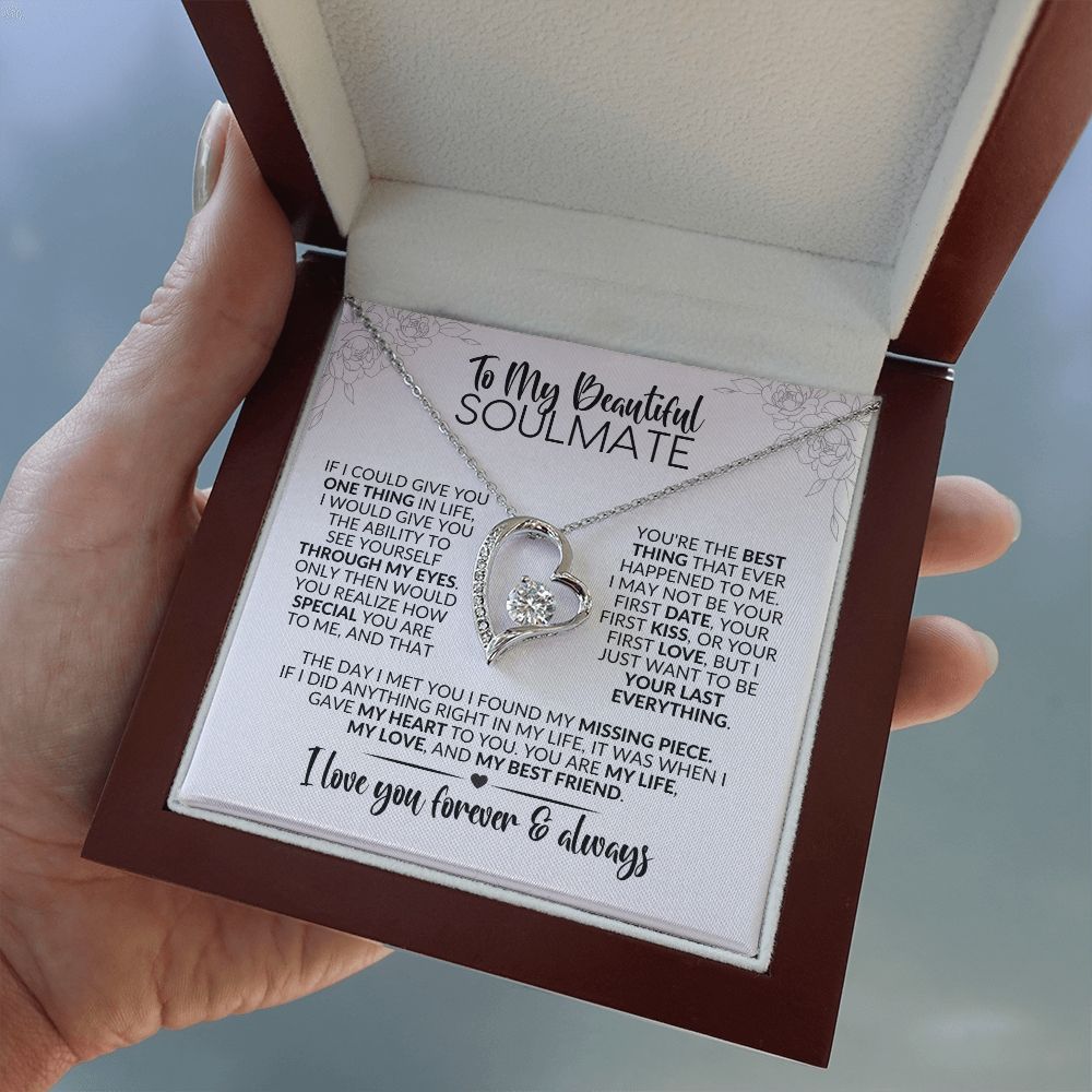 To My Soulmate | Best Thing | Forever Love Necklace