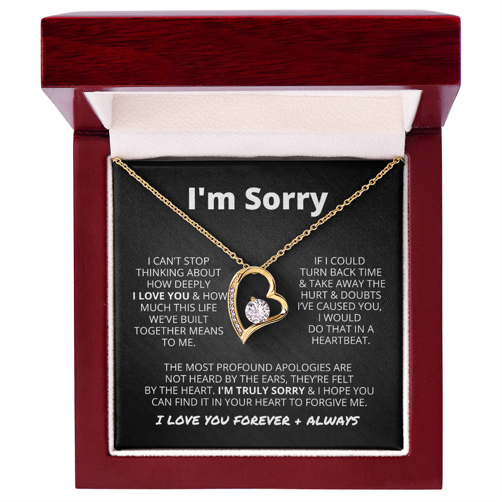 I'm Sorry | Forever Love Necklace