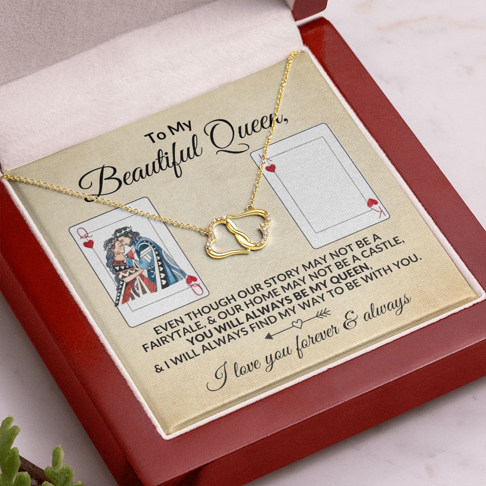 To My Queen | Always Be My Queen | Everlasting Love Necklace