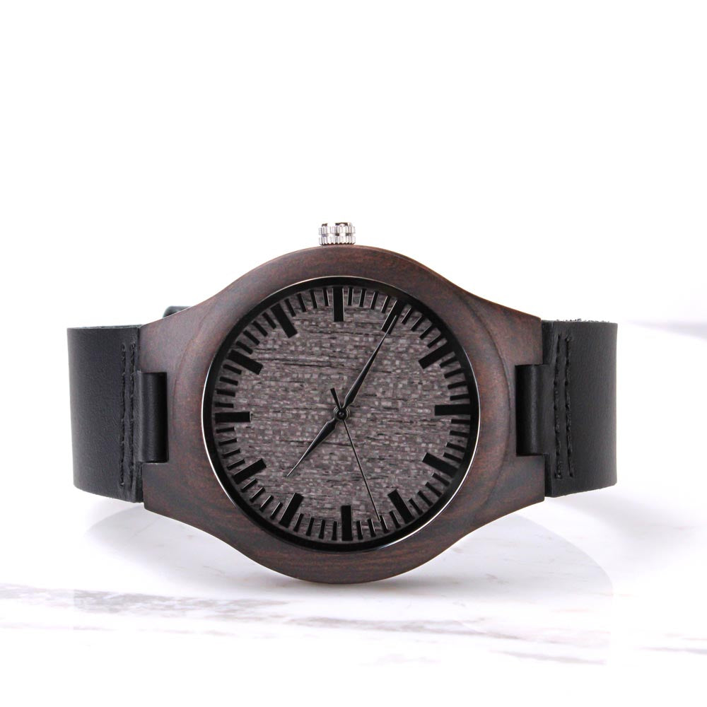 Gift for Best Man | Engraved Wooden Watch