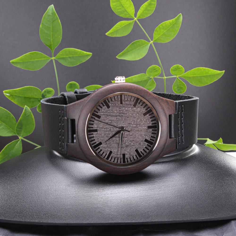 Gift for Best Man | Engraved Wooden Watch