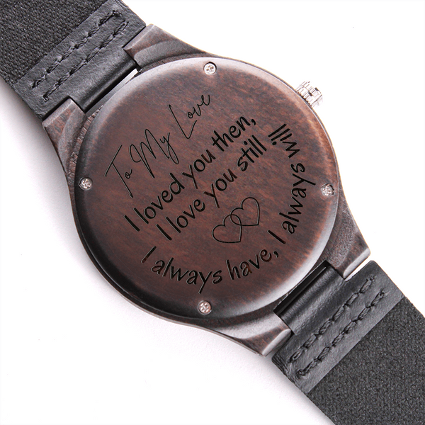 Boyfriend engraved sale watch