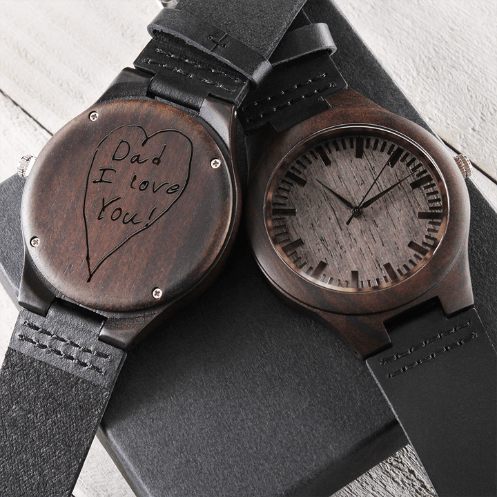 Fathers day engraved watch hotsell