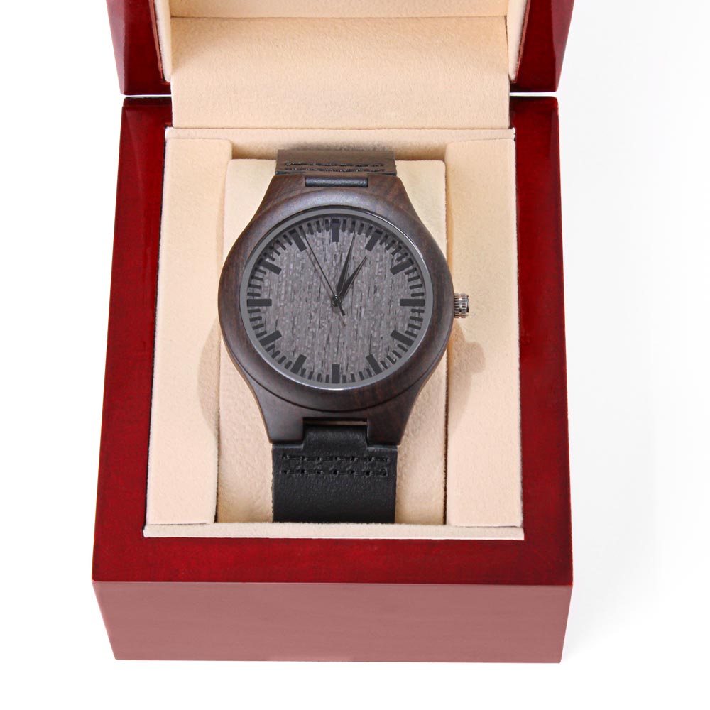 Gift for My Man | Engraved Wooden Watch | Loved You Then Love You Still