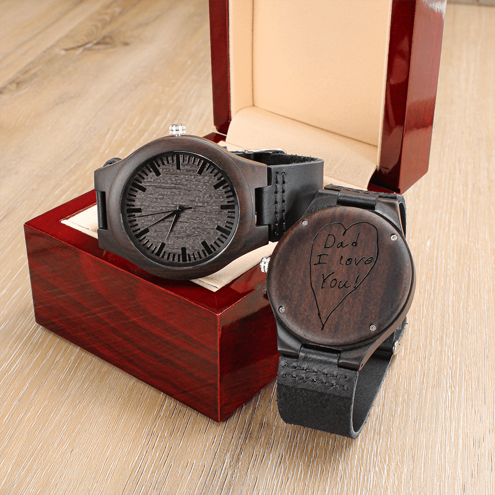 Father's day engraved watch hotsell