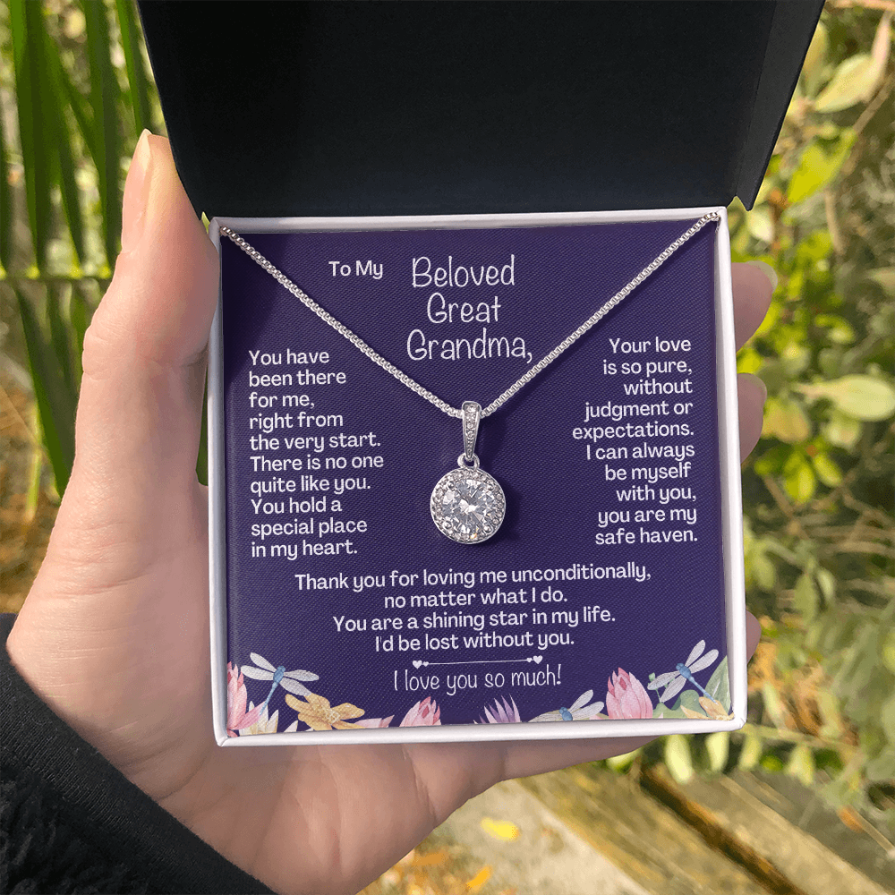 Gift for Great Grandma | Necklace from Great Grandchild