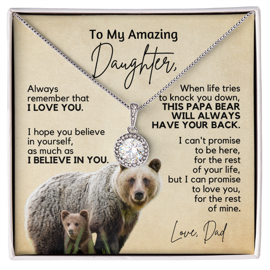 Gift for Daughter | Necklace from Dad | I Believe in You