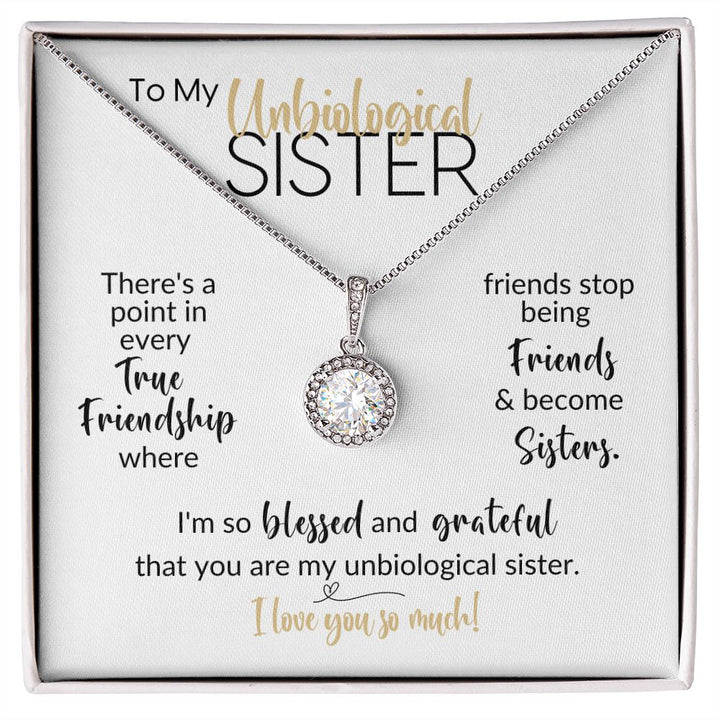 Thank You For Being My Unbiological Sister - Interlocking Hearts Neckl –  Our Special Moments