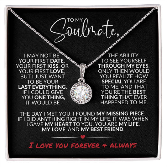 To My Soulmate | My Missing Piece | Eternal Hope Necklace