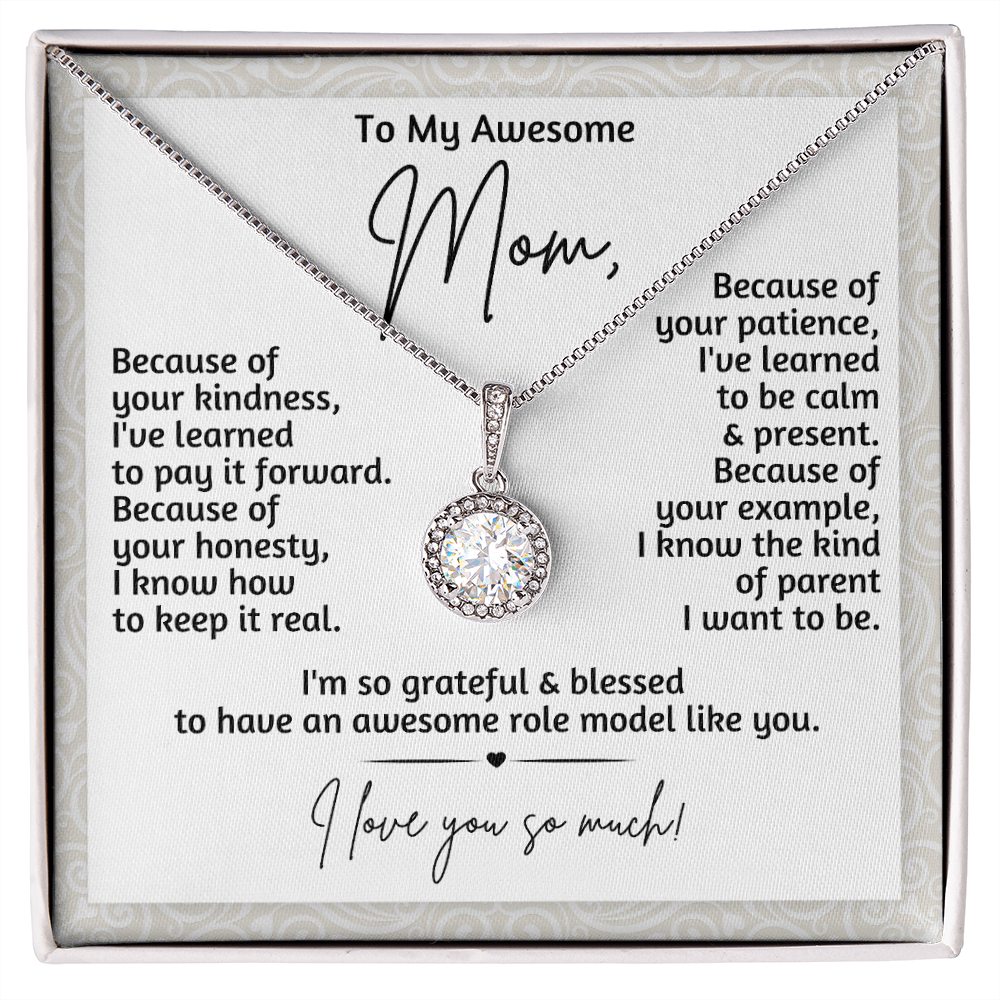 Gift for Mom | Necklace for Mom from Daughter/Son | Awesome Role Model