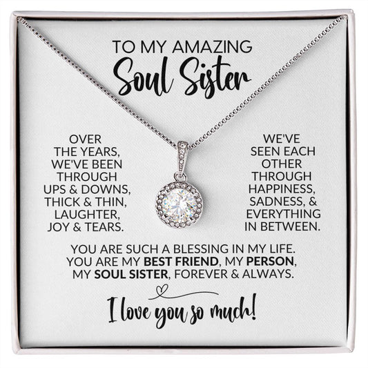 To My Soul Sister | Ups & Downs | Eternal Hope Necklace