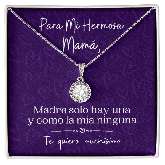 Gift for Latina Mamá | Necklace with Spanish Message