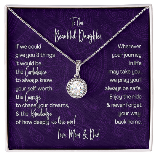 Gift for Daughter from Parents | Necklace from Mom & Dad