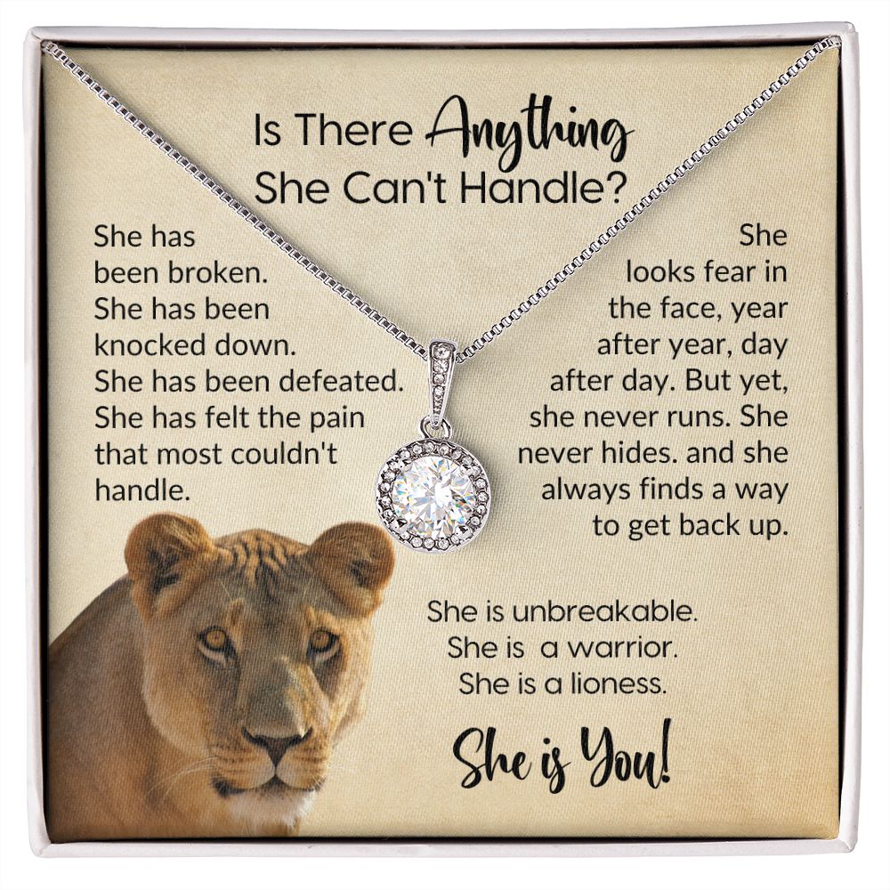 She Has Been Broken Lioness | Eternal Hope Necklace