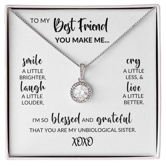 To My Best Friend | Blessed & Grateful | Eternal Hope Necklace