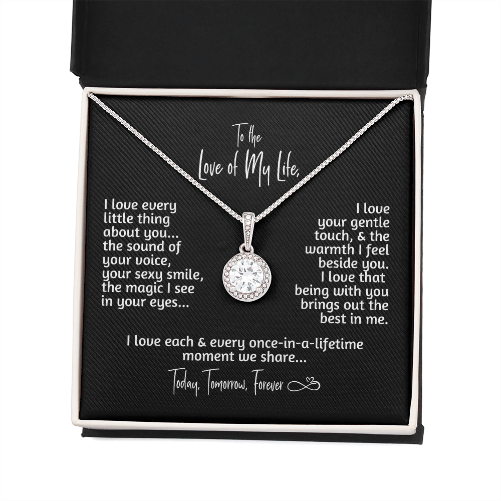 Gift for Wife, Fiancée, Girlfriend | Necklace for Love of My Life | Birthday, Valentine's Day, Christmas Present