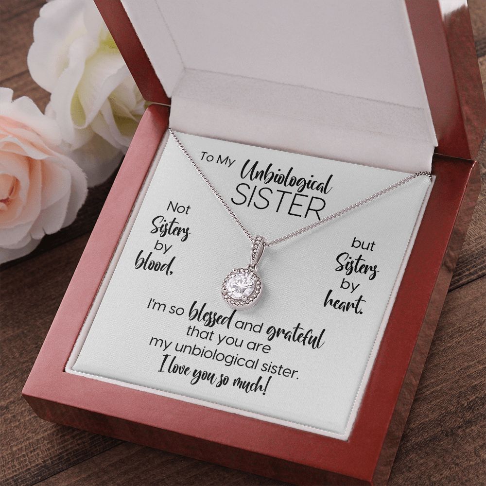 To My Unbiological Sister | Blessed & Grateful | Eternal Hope Necklace