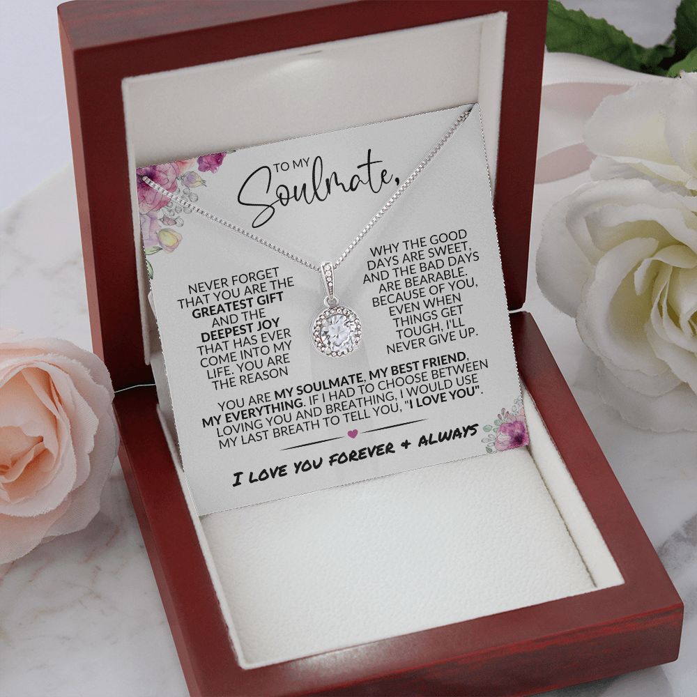 To My Soulmate | Greatest Gift | Eternal Hope Necklace