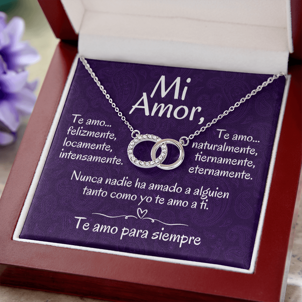 Regalo Para Mi Amor | Collar de Círculos Entrelazados | Te Amo