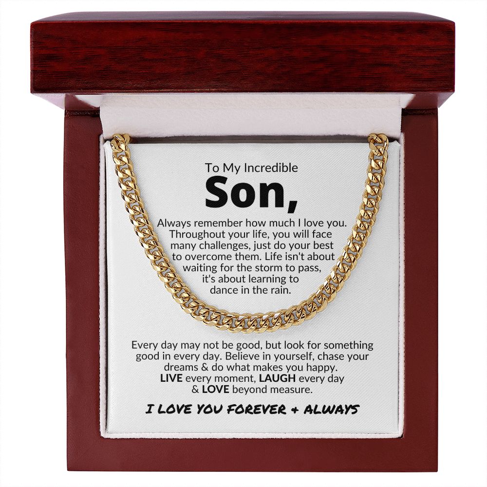 To My Son | Live, Love, Laugh |  Cuban Chain