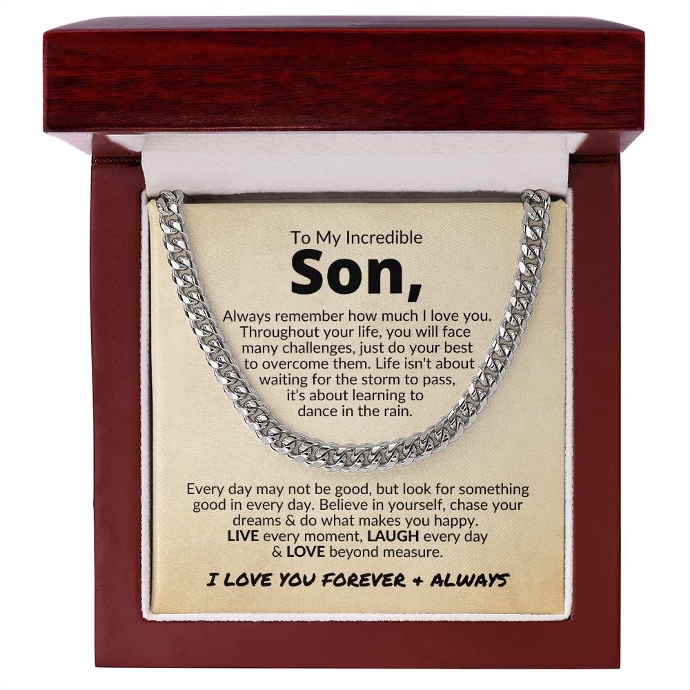 To My Son | Live, Love, Laugh |  Cuban Chain