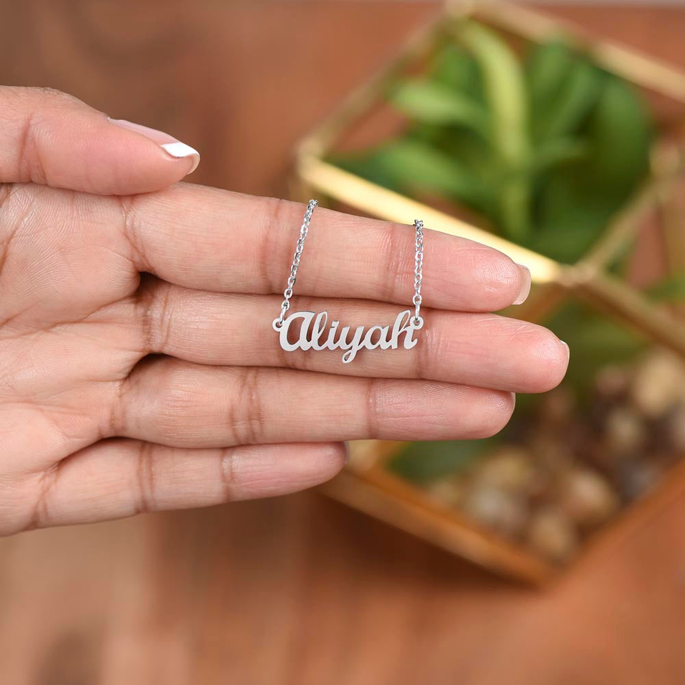 To My Daughter | Personalized Name Necklace | Not Enough Words