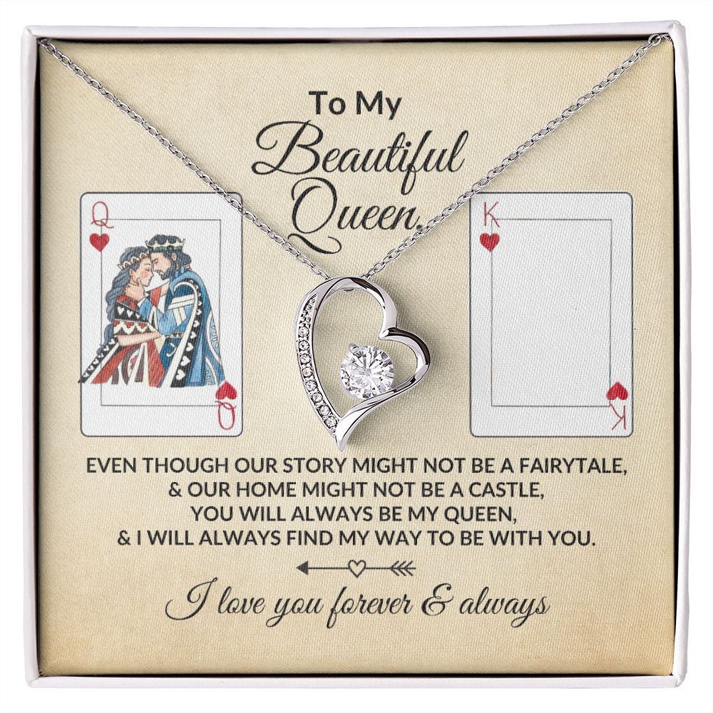 To My Queen | Always Find My Way To You | Forever Love Necklace