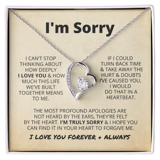 I'm Sorry  | Forever Love Necklace