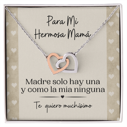 Gift for Latina Mamá | Collar Para Madre | Necklace with Spanish Message