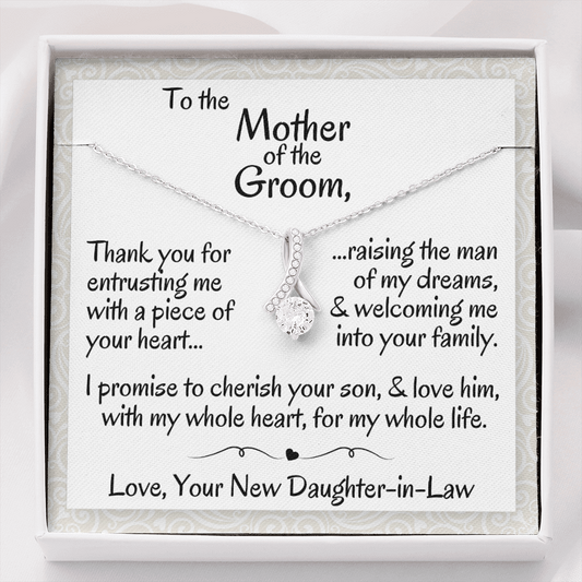 Gift for Mother of the Groom | Necklace for Groom's Mother from the Bride