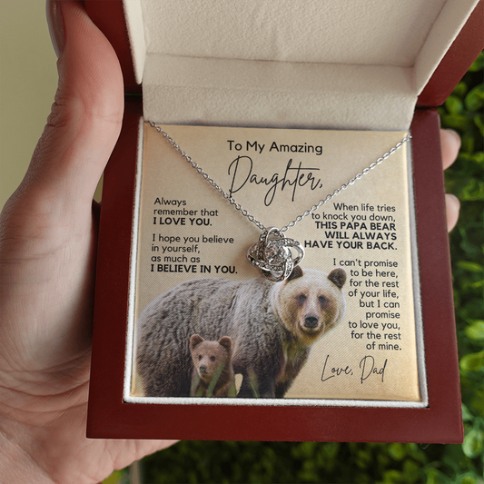 Gift for Daughter | Necklace from Dad | I Believe in You
